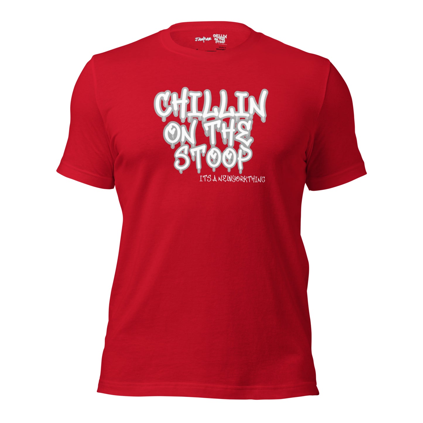 CHILLIN ON THE STOOP Unisex t-shirt