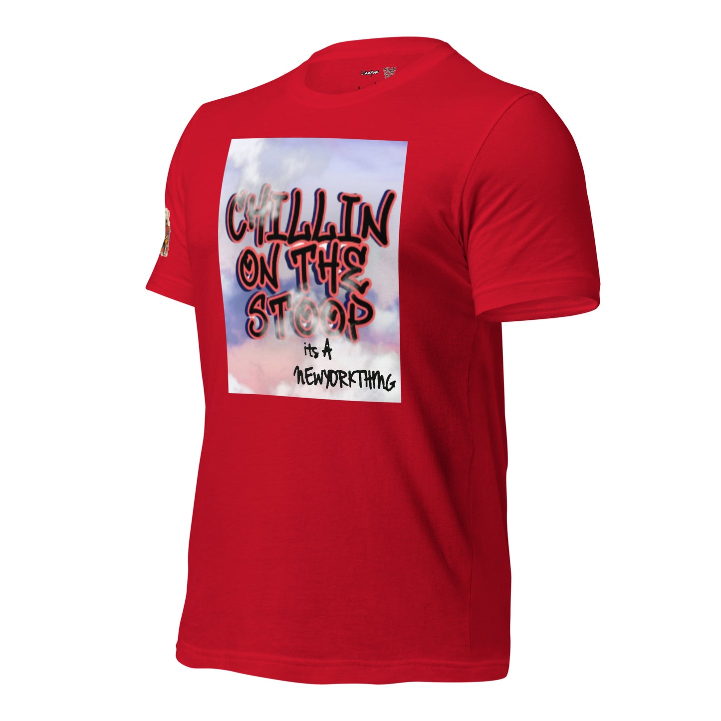 #44 CHILLIN ON THE STOOP sky is the limit Unisex t-shirt
