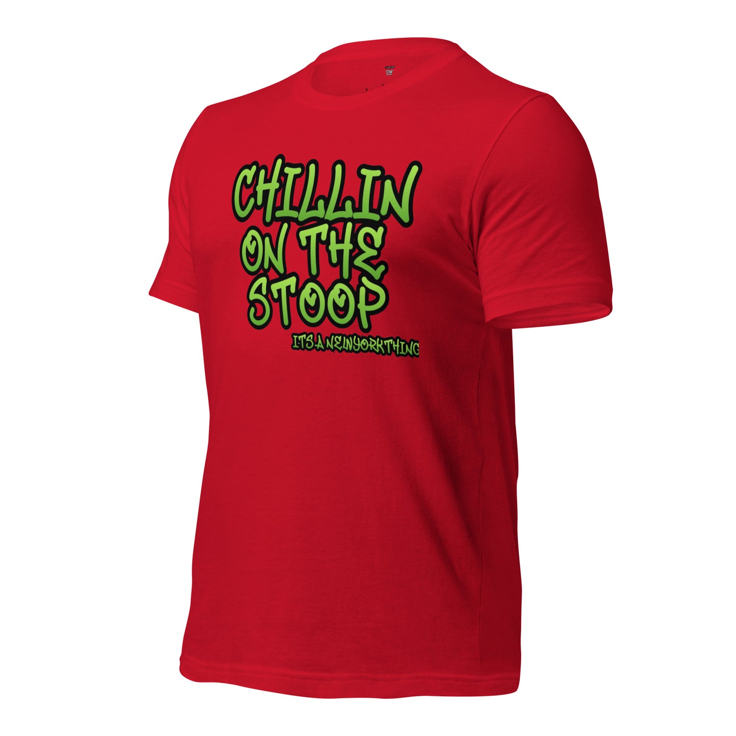 CHILLON ON THE STOOP Unisex t-shirt