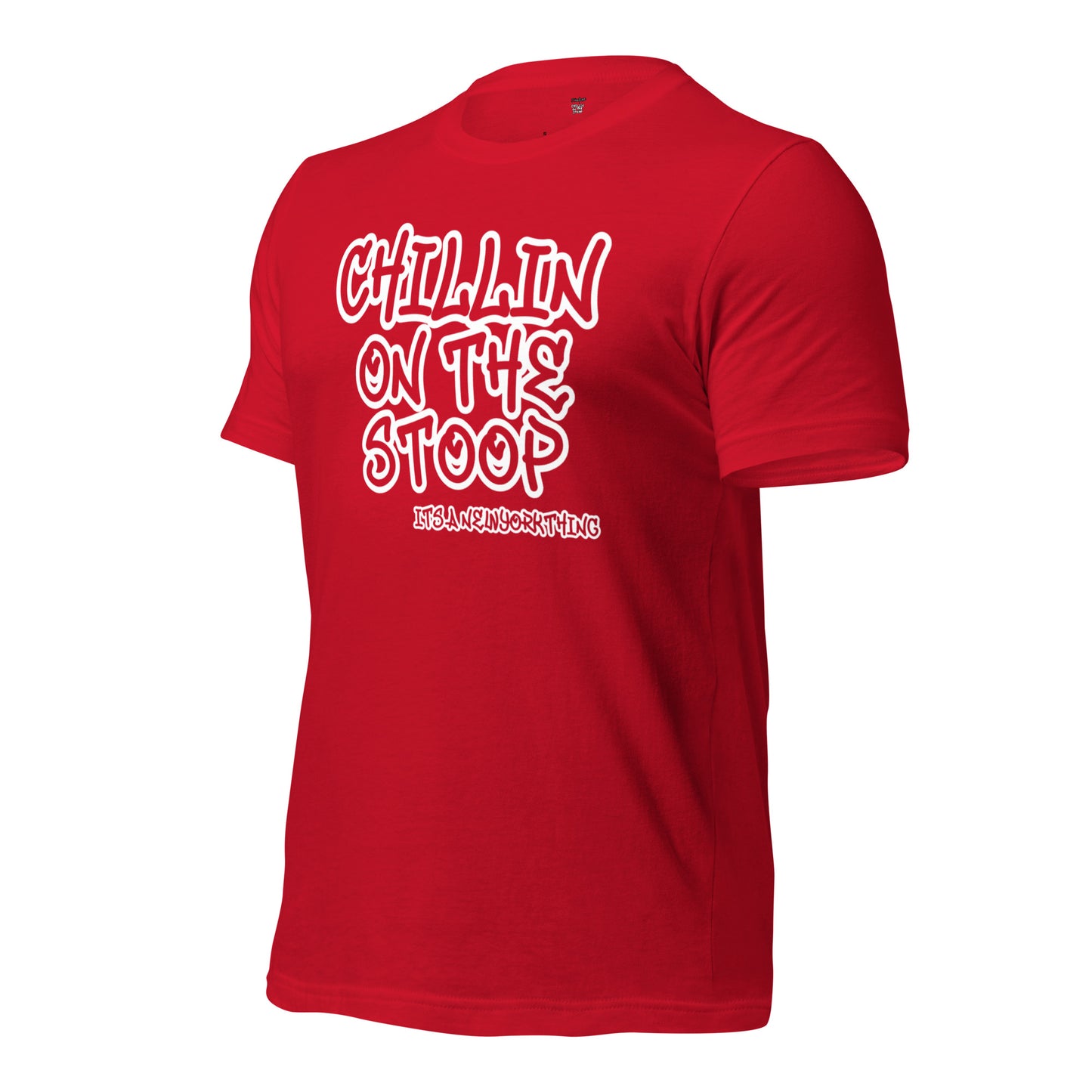 #1 CHILLIN ON THE STOOP Unisex t-shirt in different colors