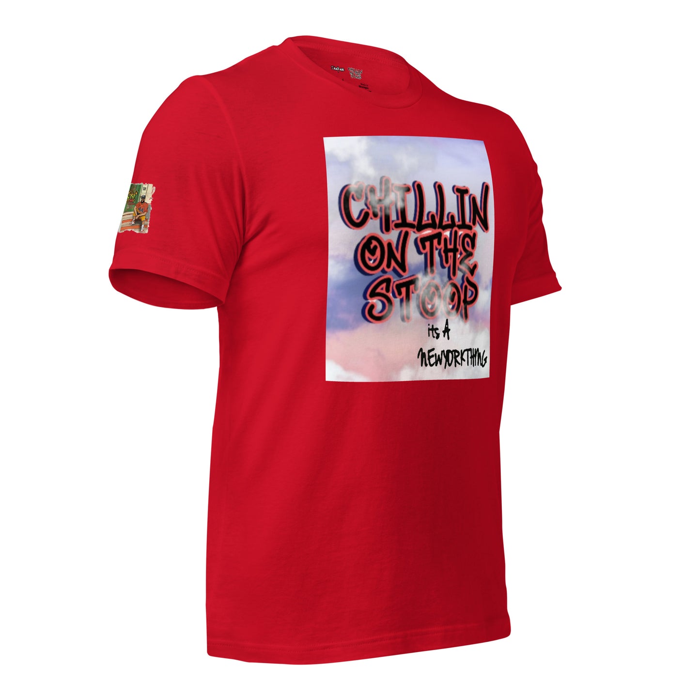 #44 CHILLIN ON THE STOOP sky is the limit Unisex t-shirt