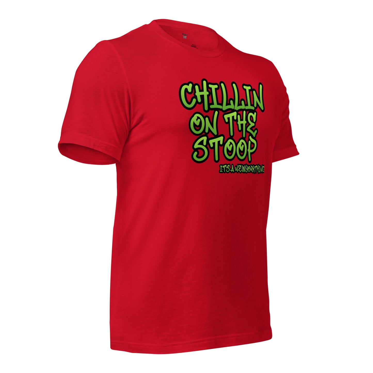 CHILLON ON THE STOOP Unisex t-shirt
