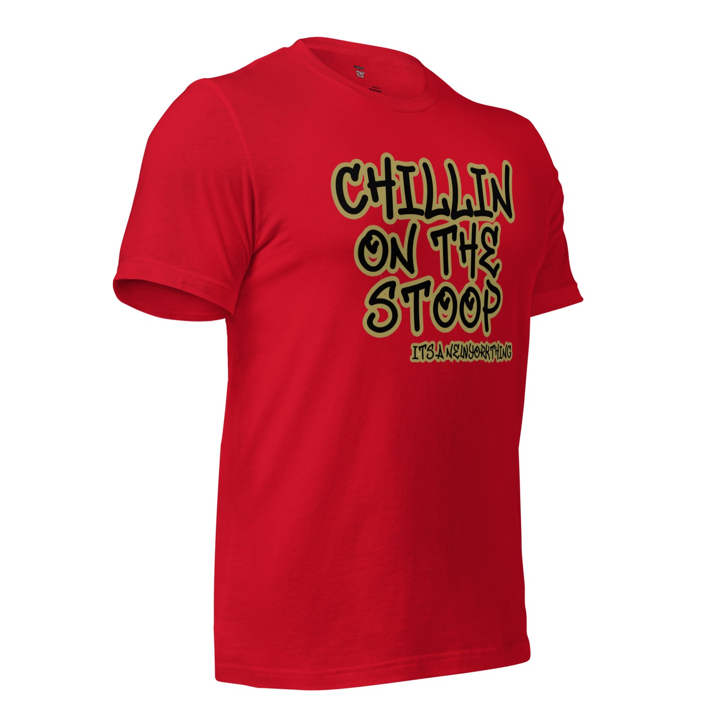 CHILLIN ON THE STOOP Unisex t-shirt different color tees