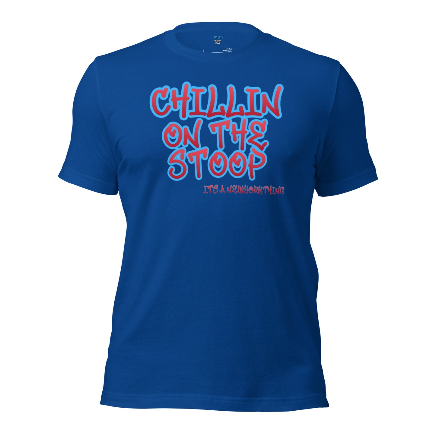 CHILLIN ON THE STOOP Unisex t-shirt
