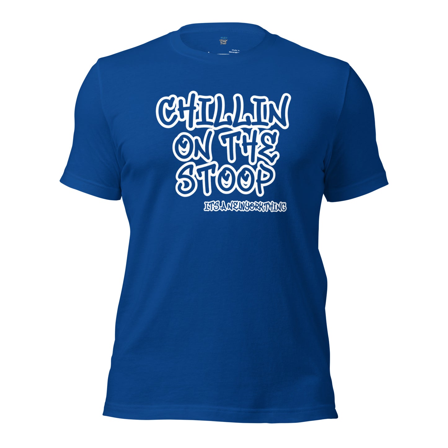 #1 CHILLIN ON THE STOOP Unisex t-shirt in different colors