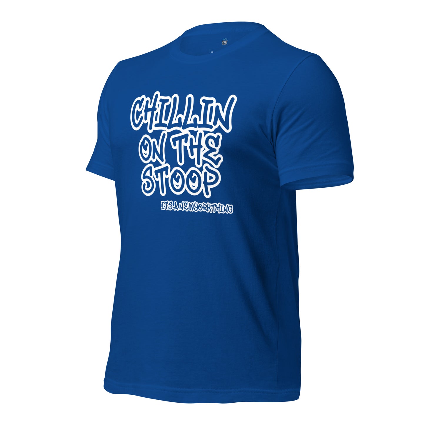 #1 CHILLIN ON THE STOOP Unisex t-shirt in different colors