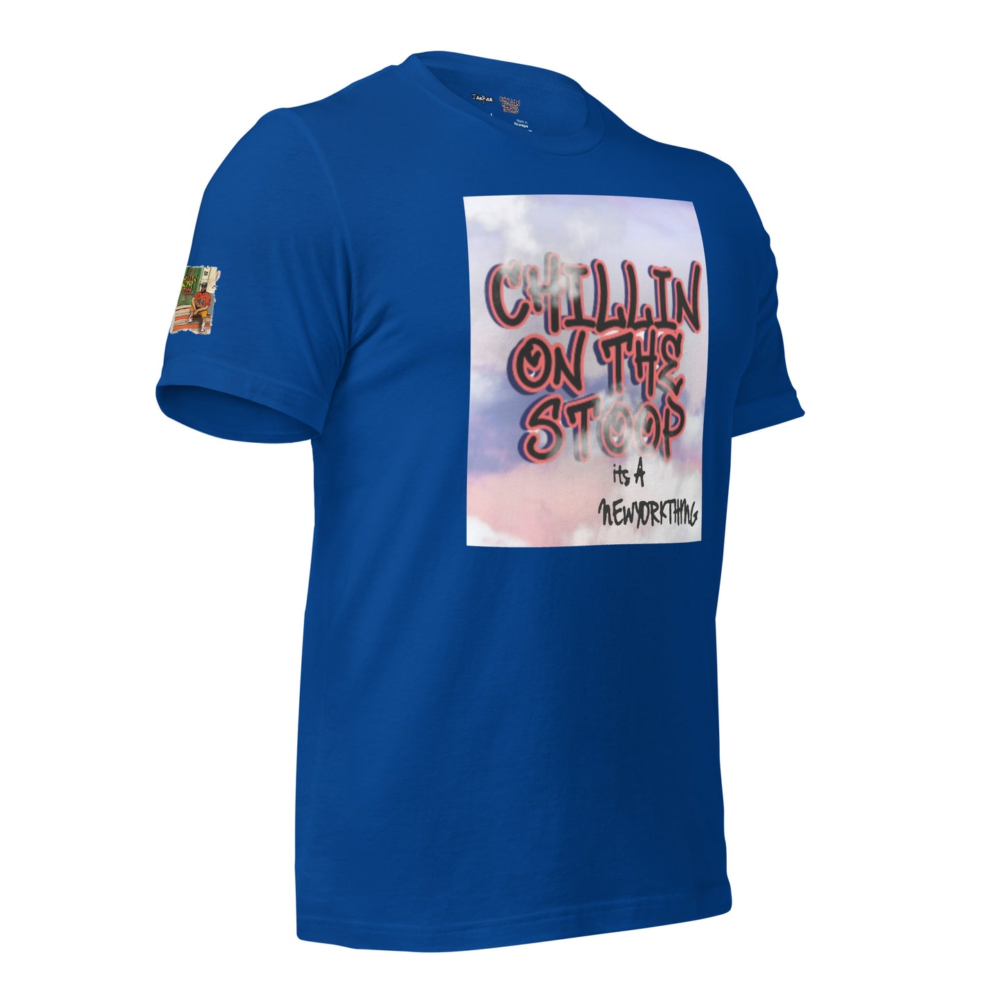 #44 CHILLIN ON THE STOOP sky is the limit Unisex t-shirt