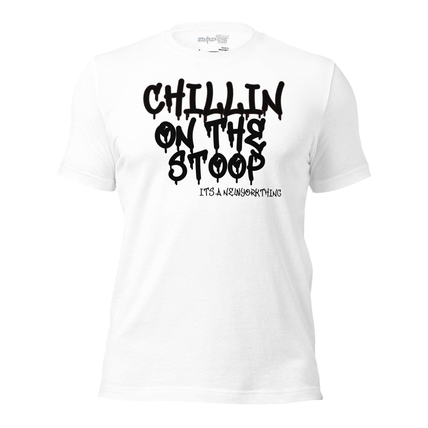 CHILLIN ON THE STOOP Unisex t-shirt