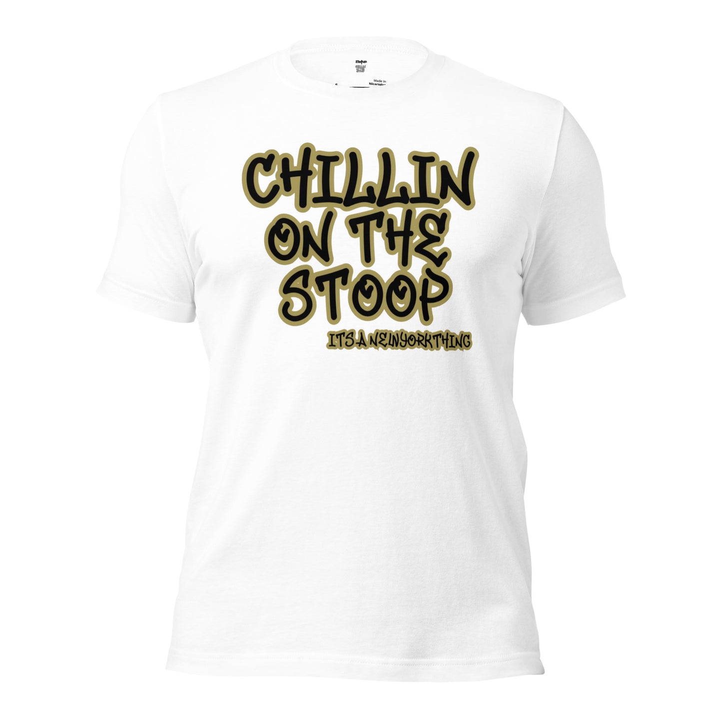 CHILLIN ON THE STOOP Unisex t-shirt different color tees