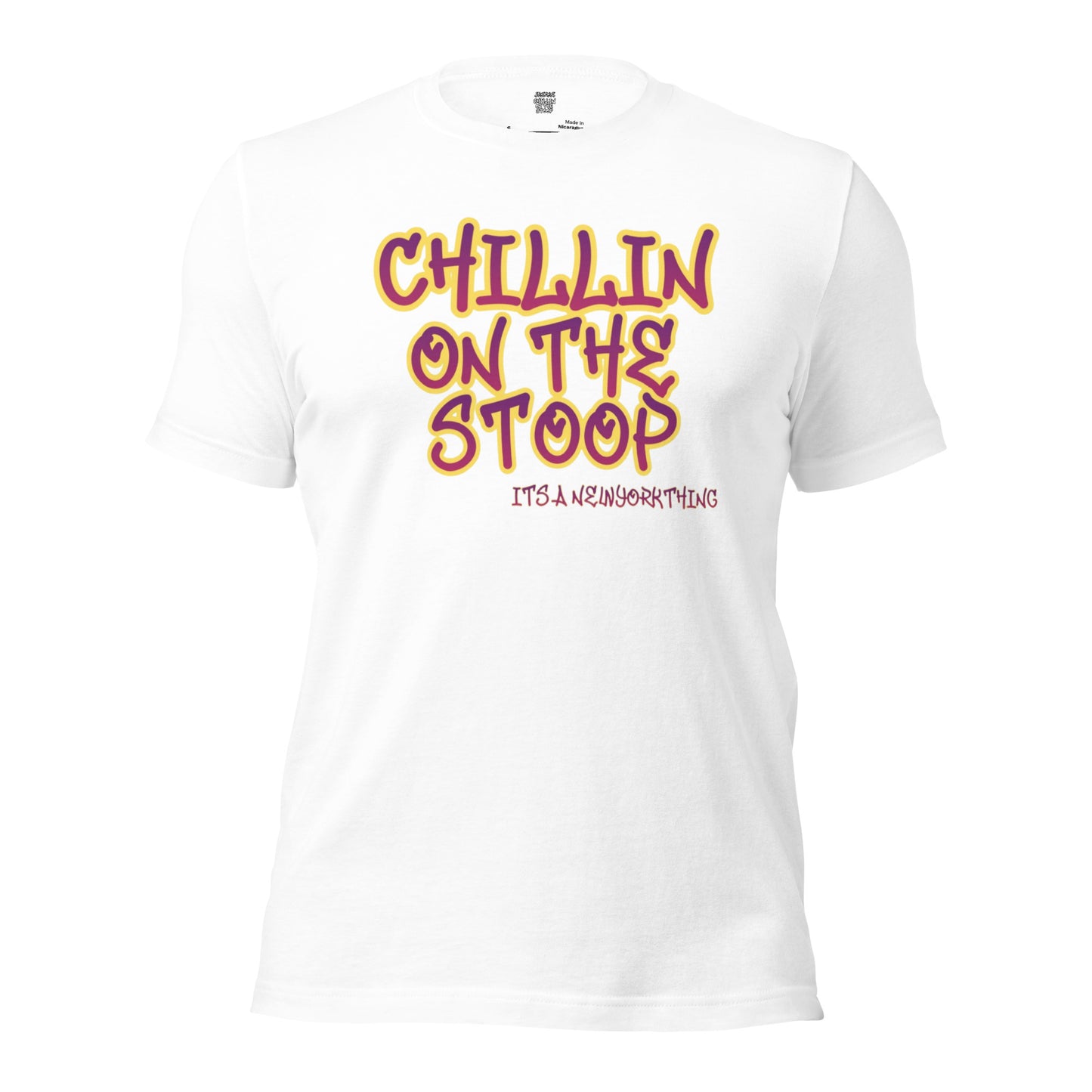 CHILLIN ON THE STOOP Unisex t-shirt