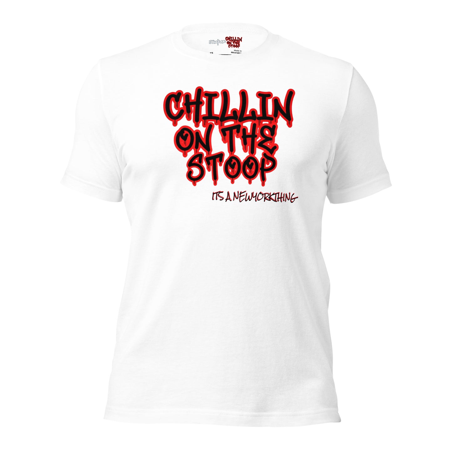 CHILLIN ON THE STOOP Unisex t-shirt