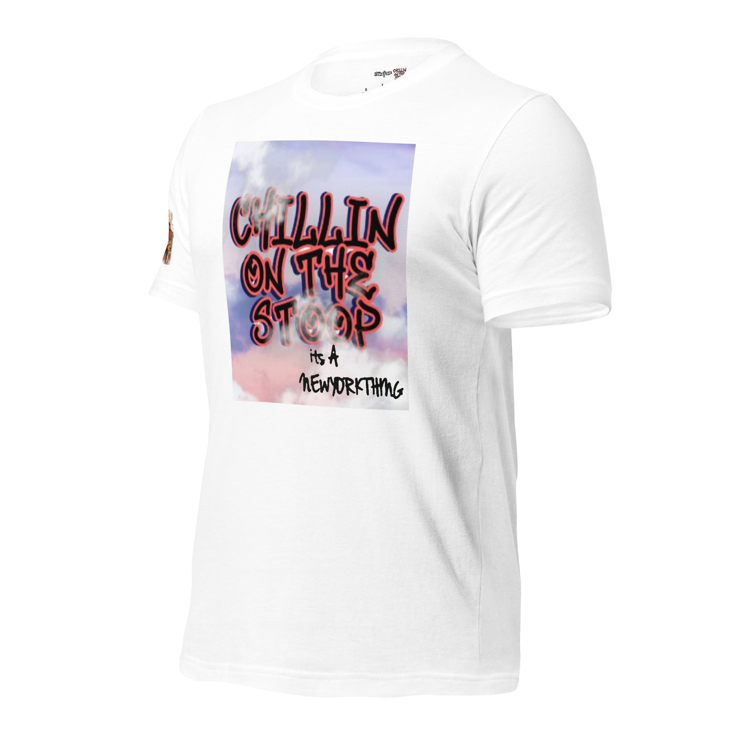 #44 CHILLIN ON THE STOOP sky is the limit Unisex t-shirt