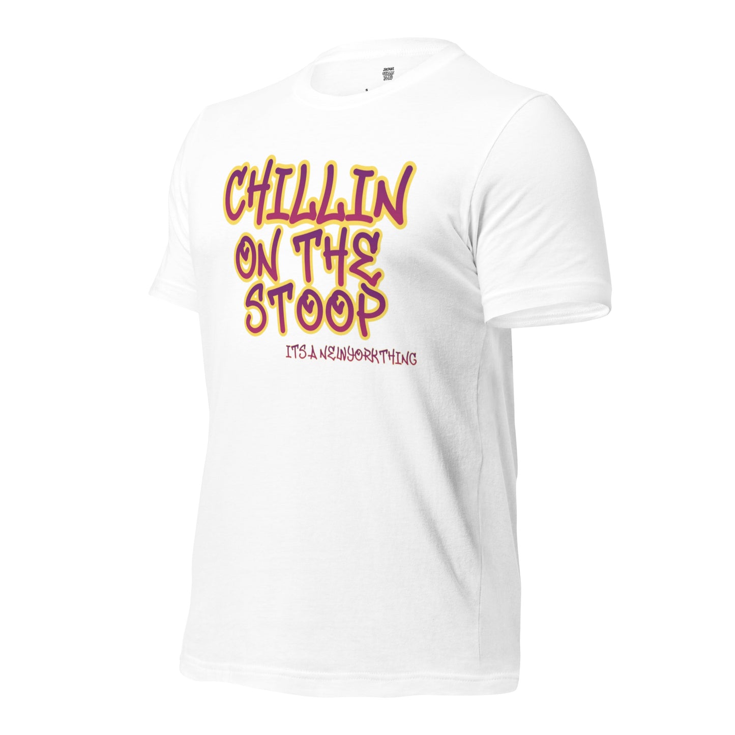 CHILLIN ON THE STOOP Unisex t-shirt