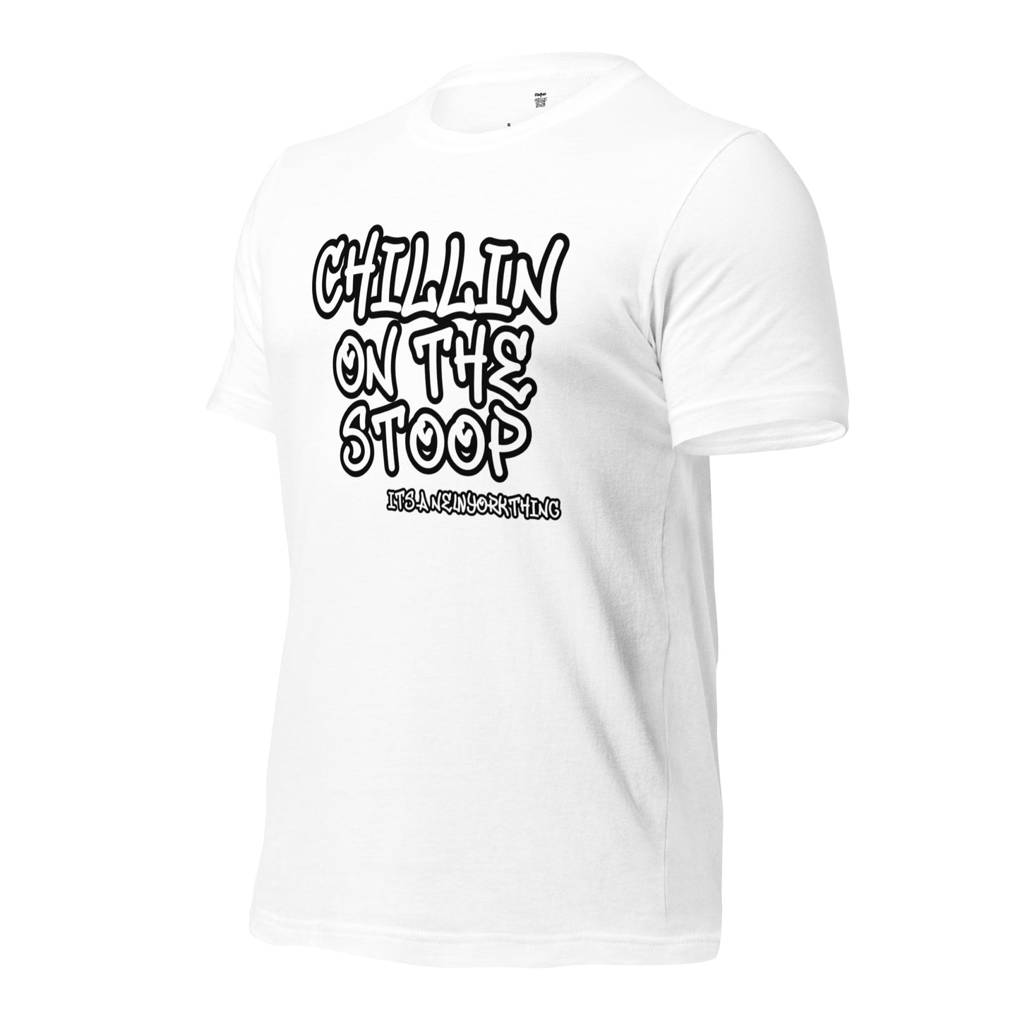 #1 CHILLIN ON THE STOOP Unisex t-shirt in different colors