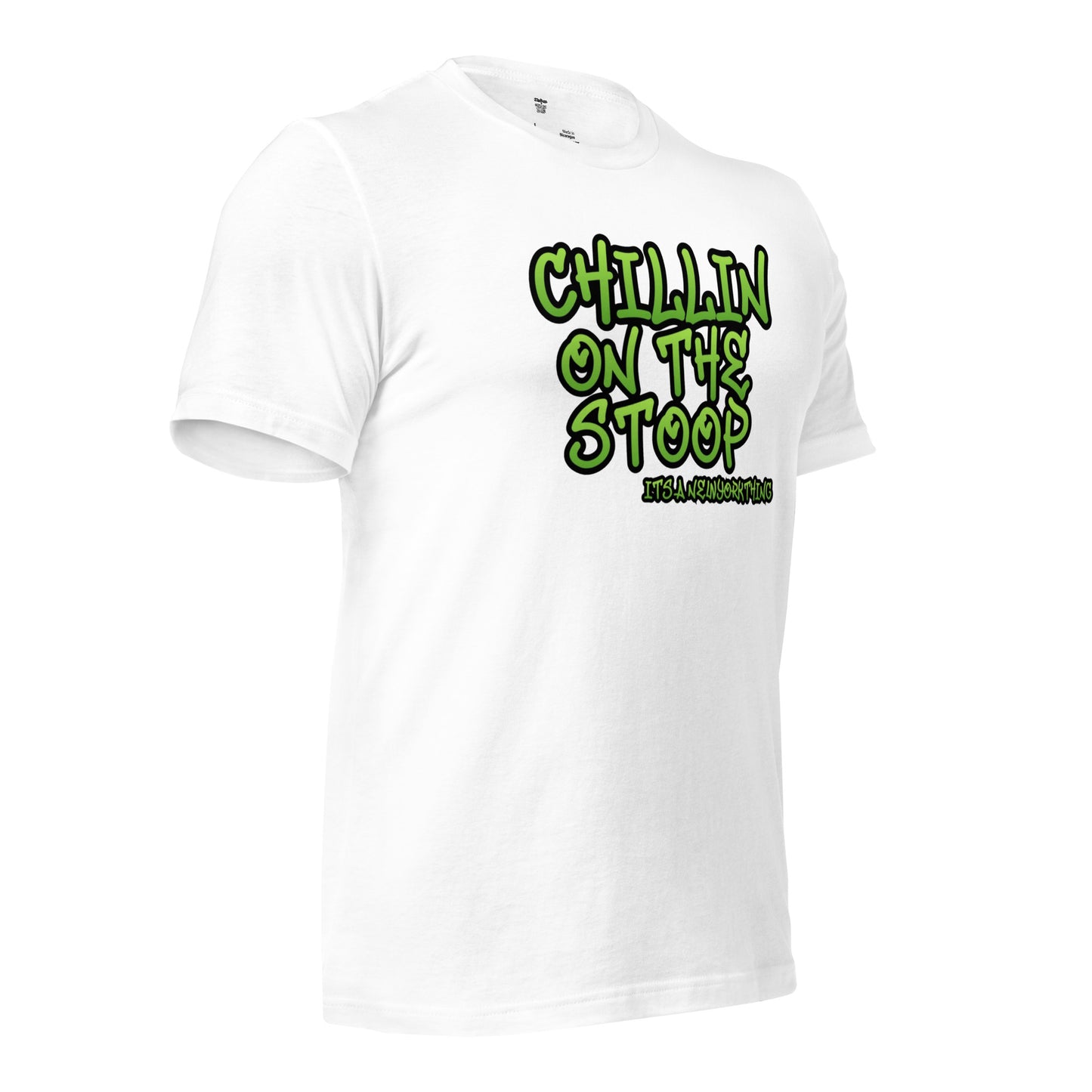 CHILLON ON THE STOOP Unisex t-shirt