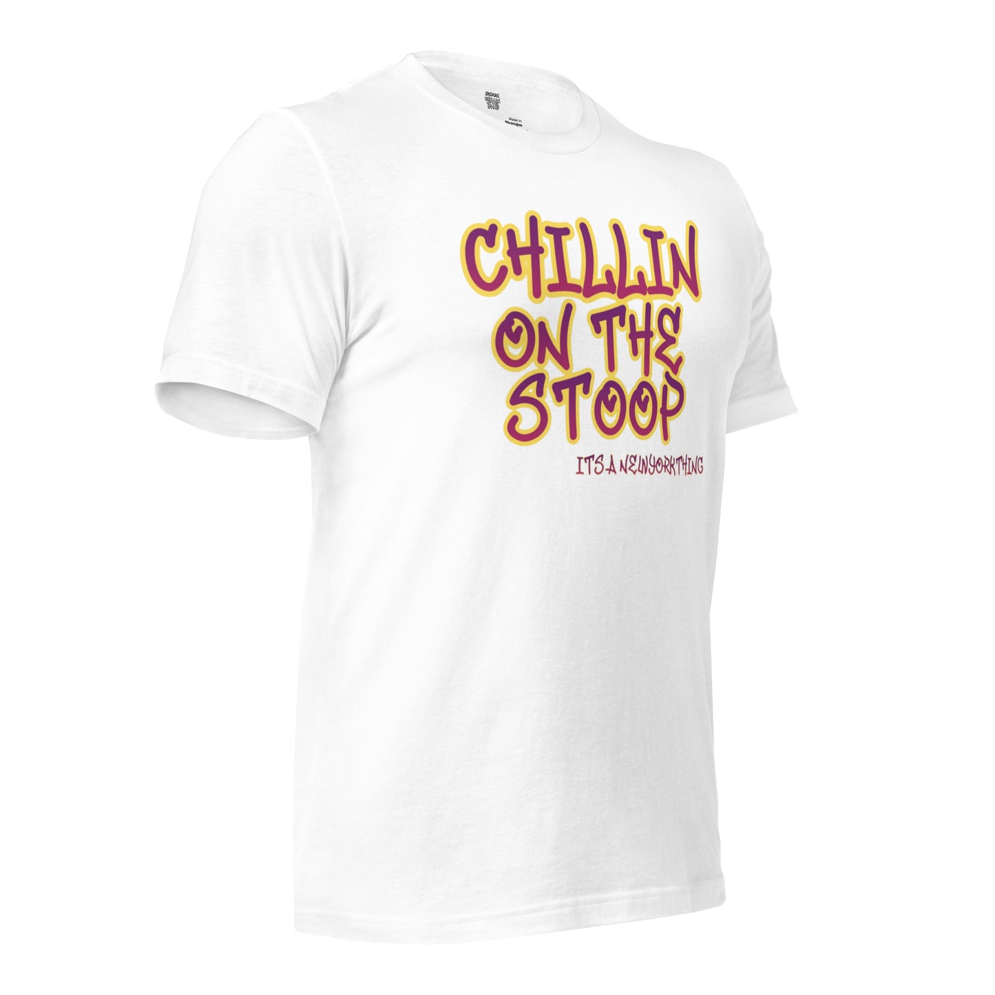 CHILLIN ON THE STOOP Unisex t-shirt