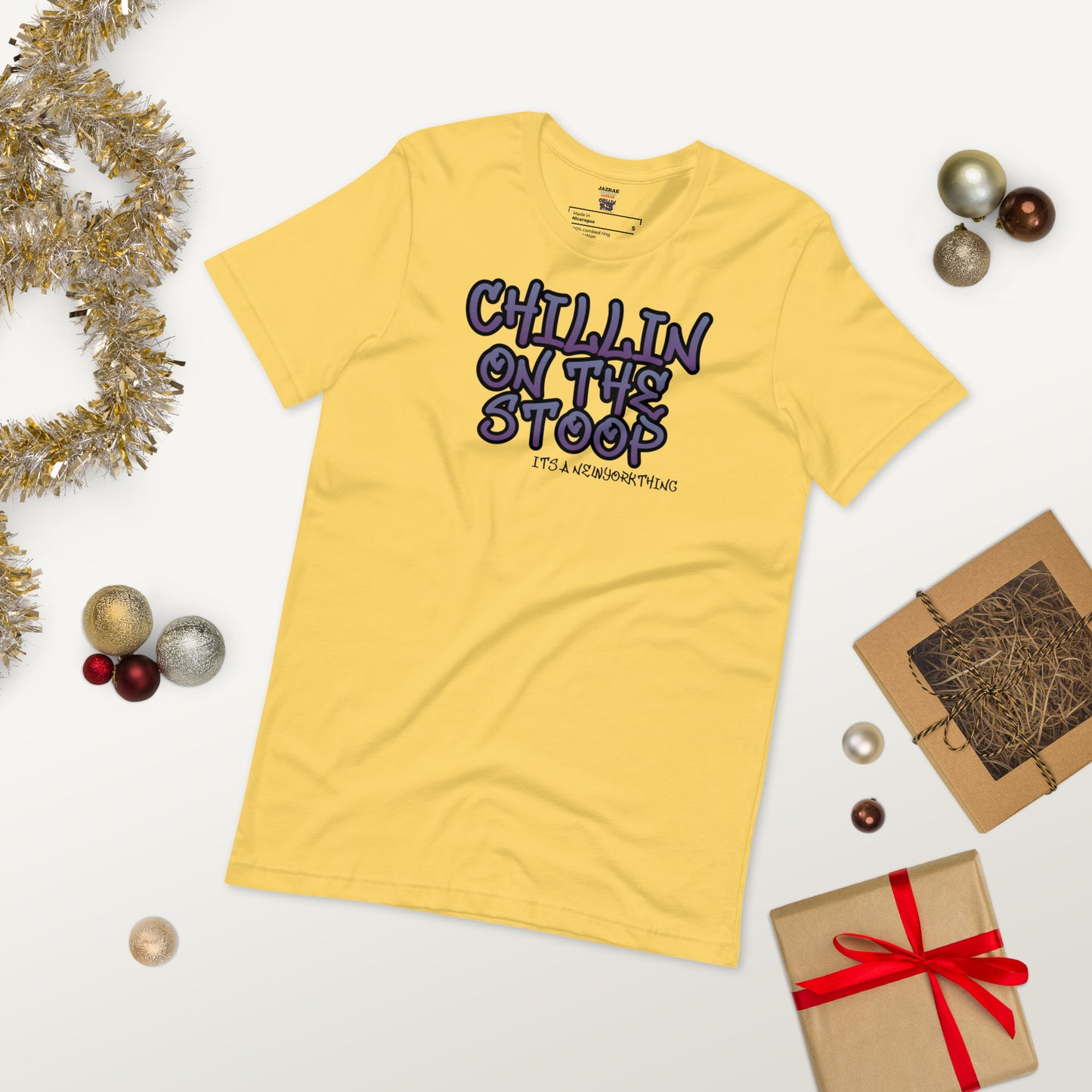 CHILLIN ON THE STOOP Unisex t-shirt