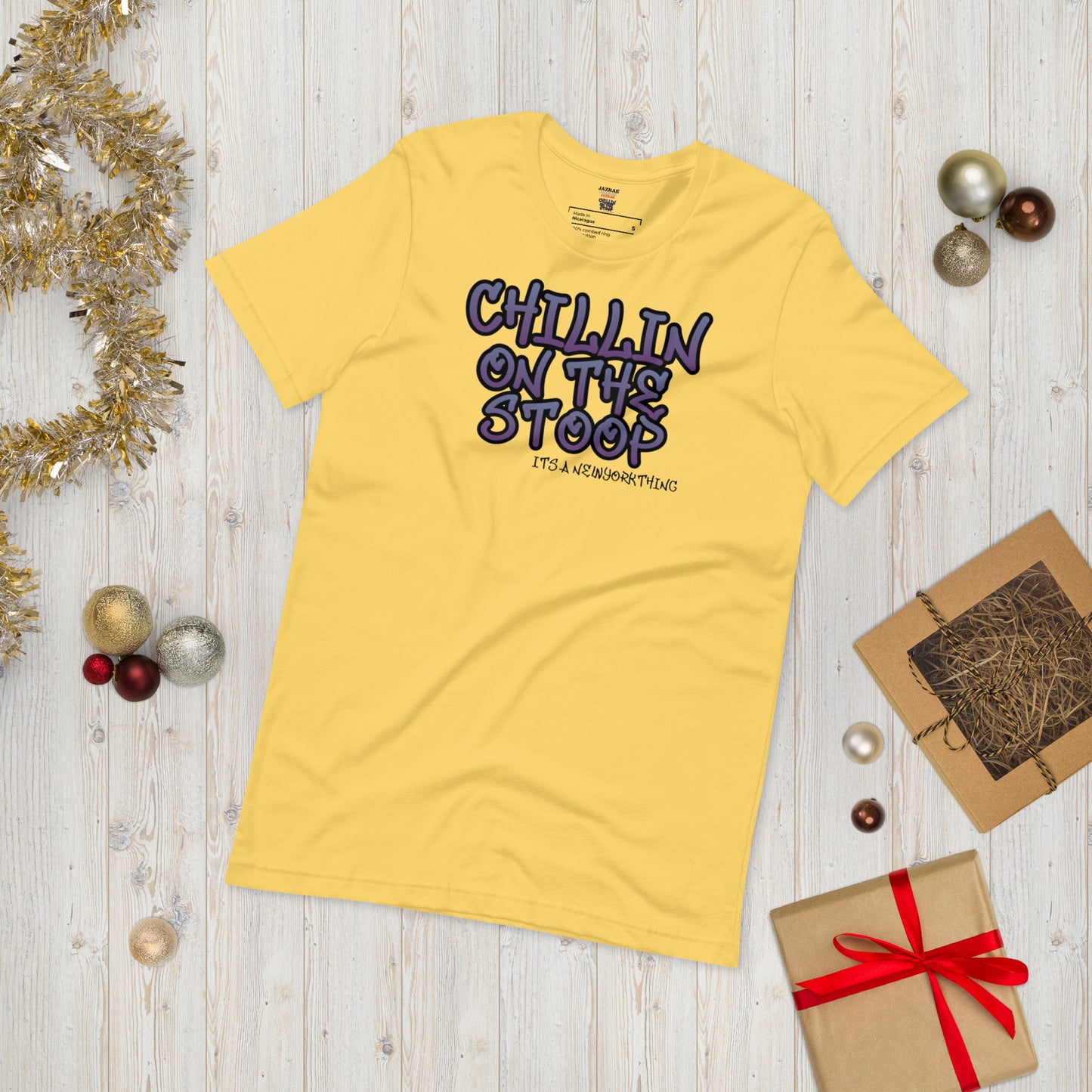 CHILLIN ON THE STOOP Unisex t-shirt