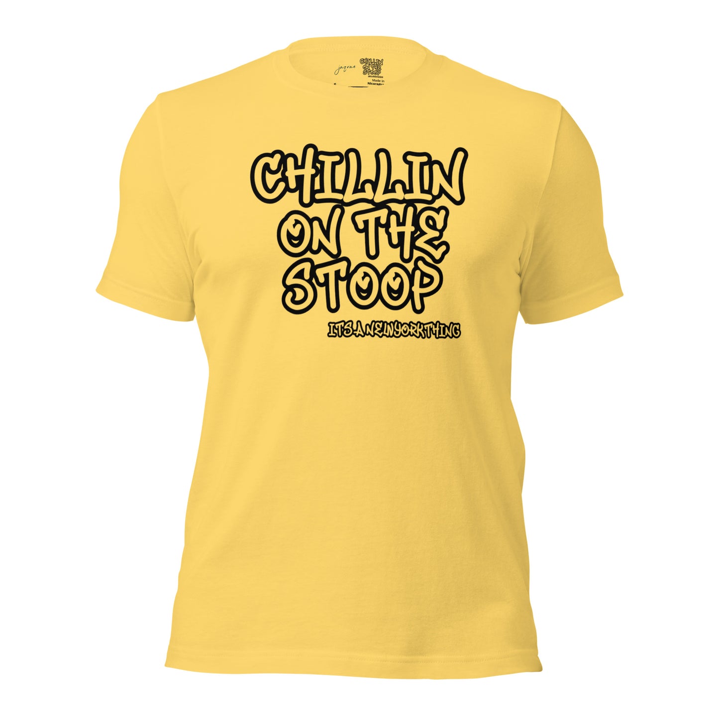 #1 CHILLIN ON THE STOOP Unisex t-shirt in different colors