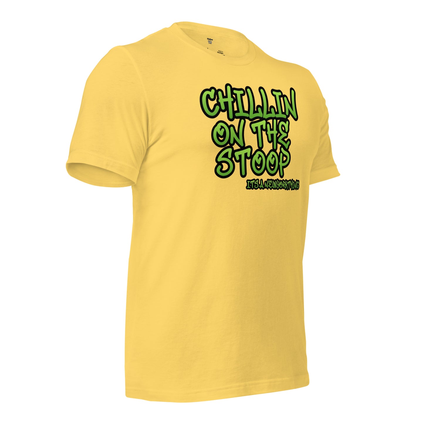 CHILLON ON THE STOOP Unisex t-shirt