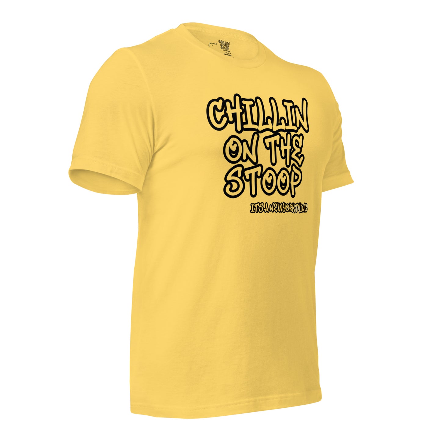 #1 CHILLIN ON THE STOOP Unisex t-shirt in different colors