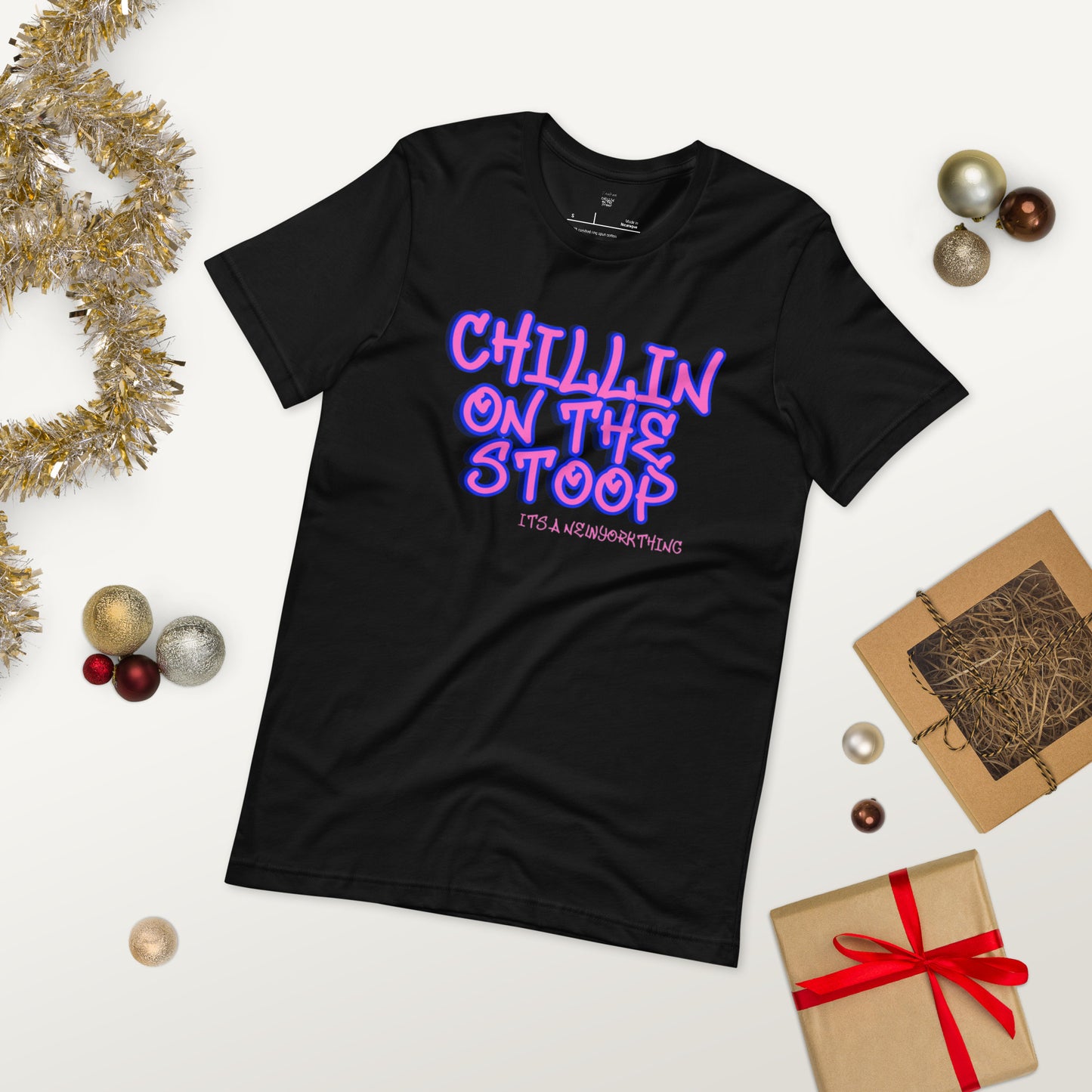 CHILLIN ON THE STOOP Unisex t-shirt