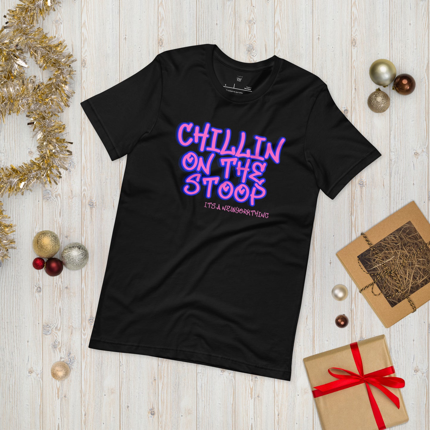 CHILLIN ON THE STOOP Unisex t-shirt
