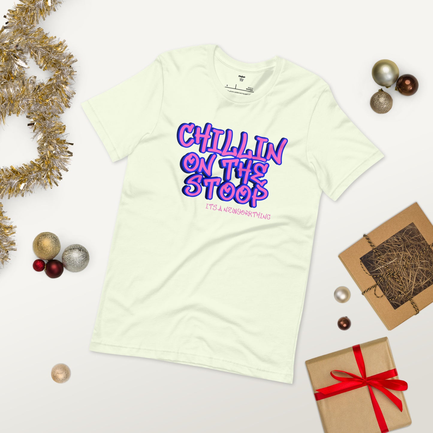 CHILLIN ON THE STOOP Unisex t-shirt
