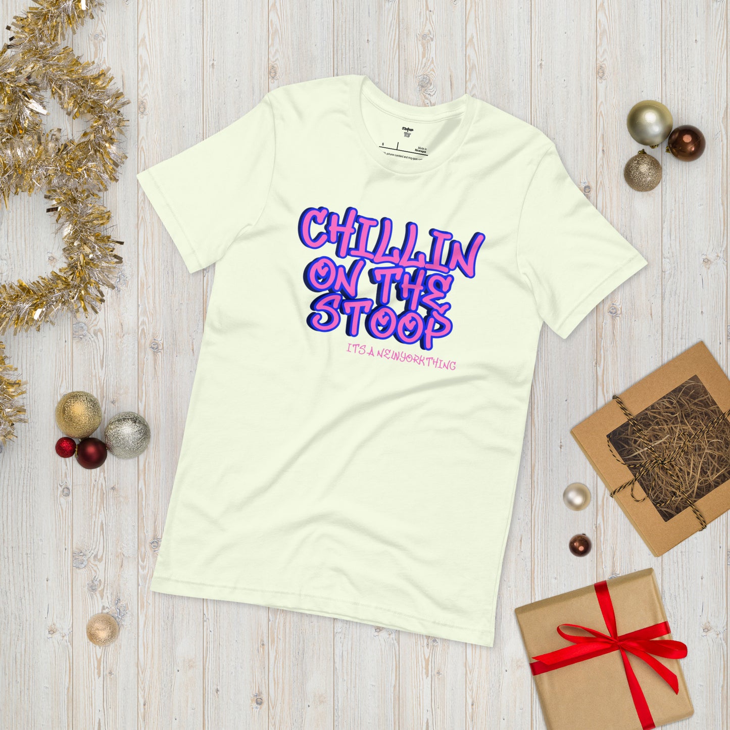 CHILLIN ON THE STOOP Unisex t-shirt
