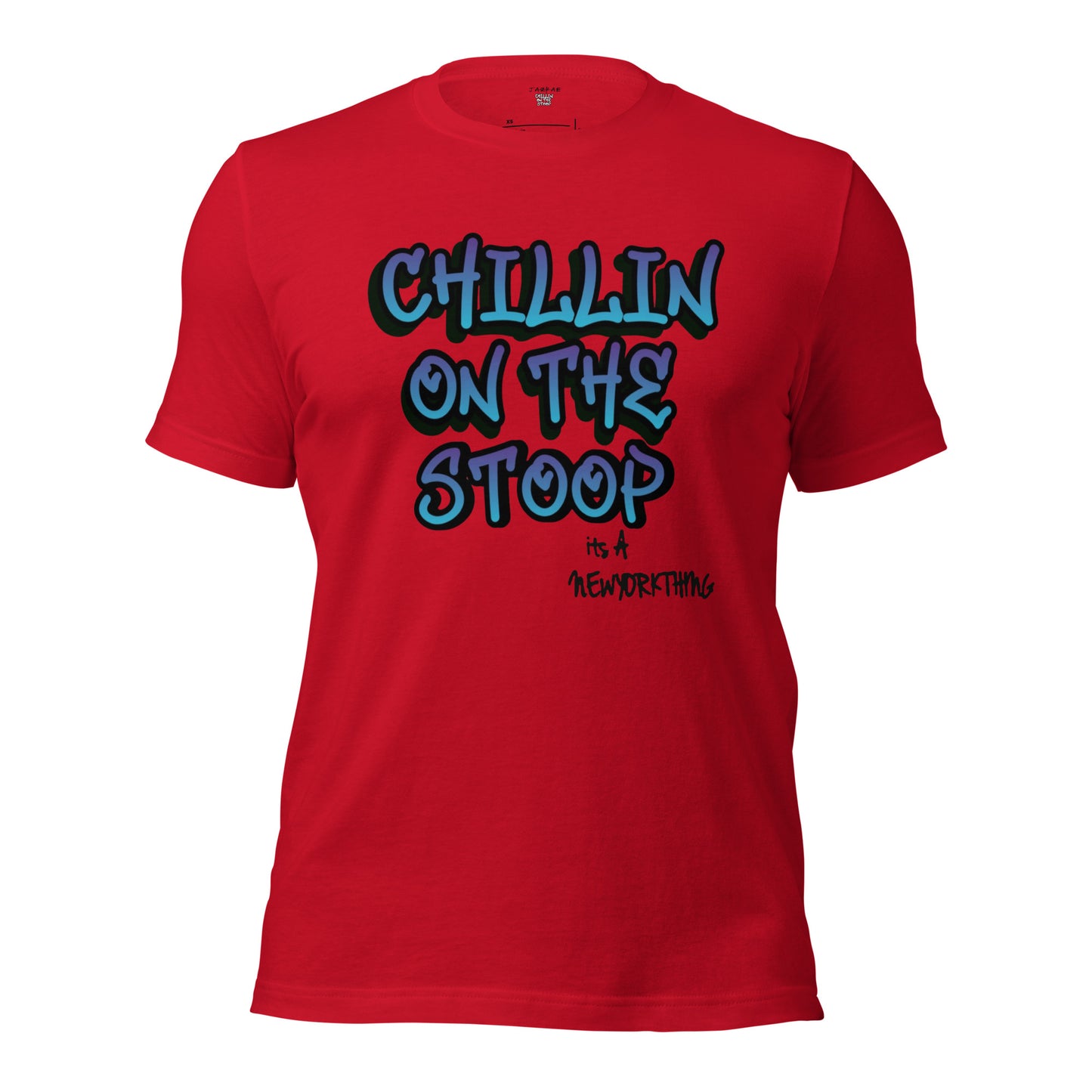 CHILLIN ON THE STOOP Unisex t-shirt