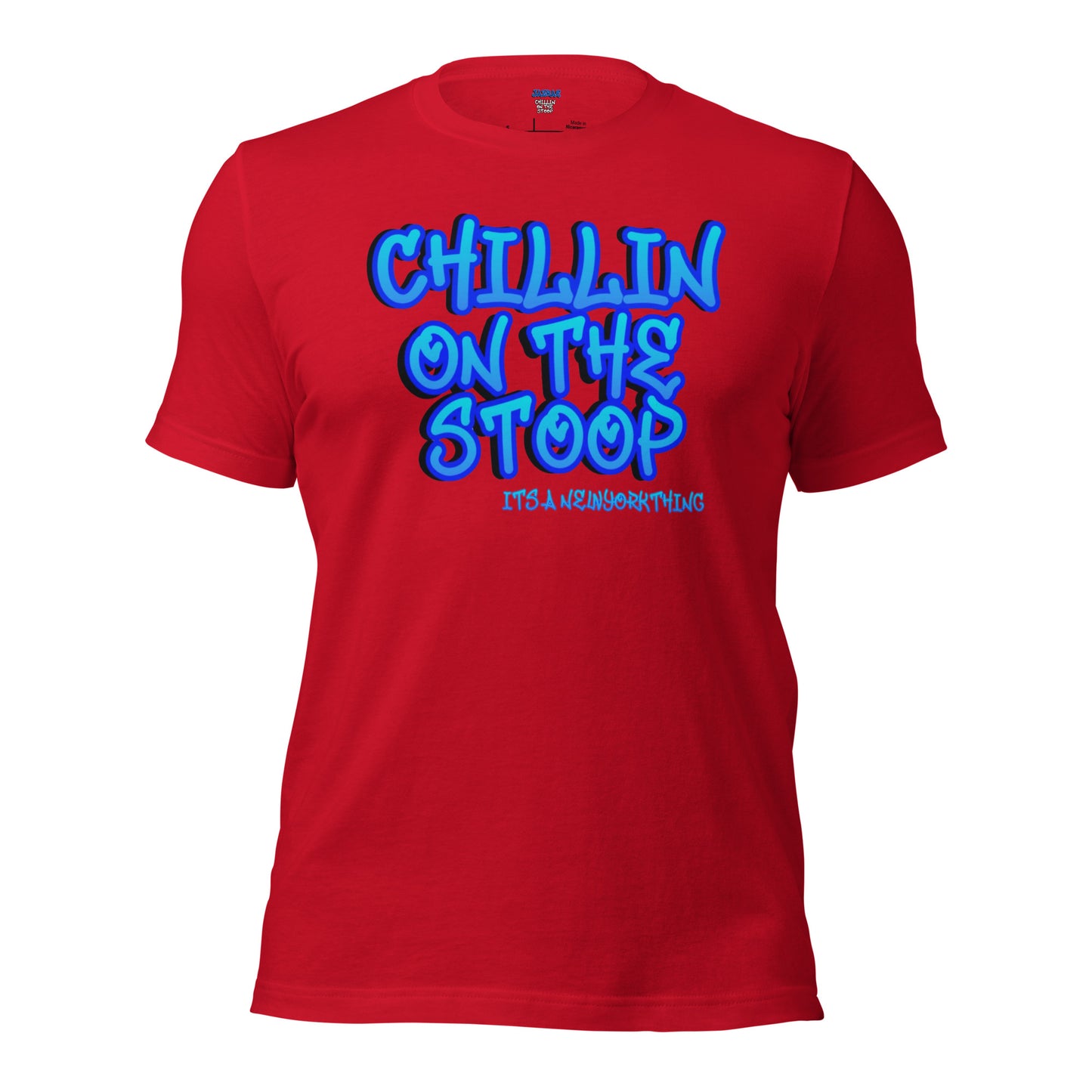 CHILLIN ON THE STOOP Unisex t-shirt