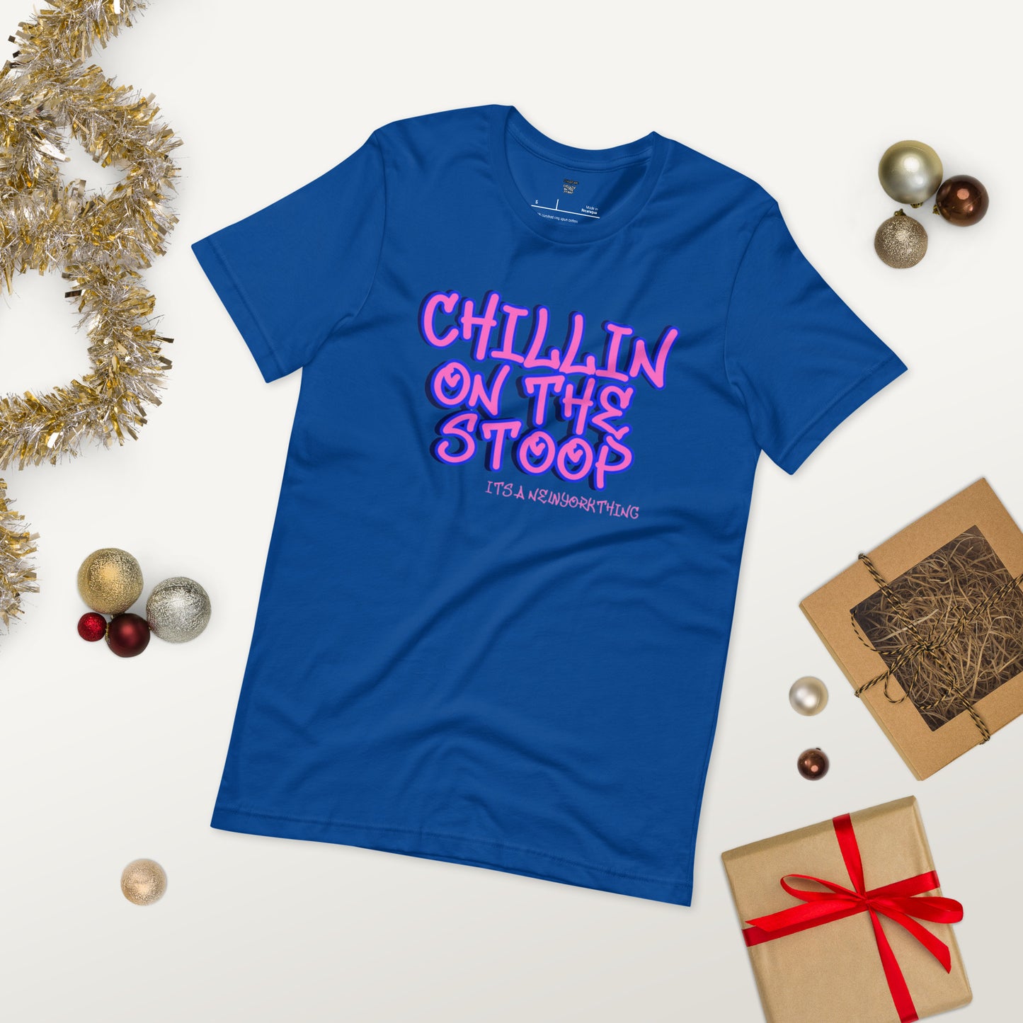 CHILLIN ON THE STOOP Unisex t-shirt