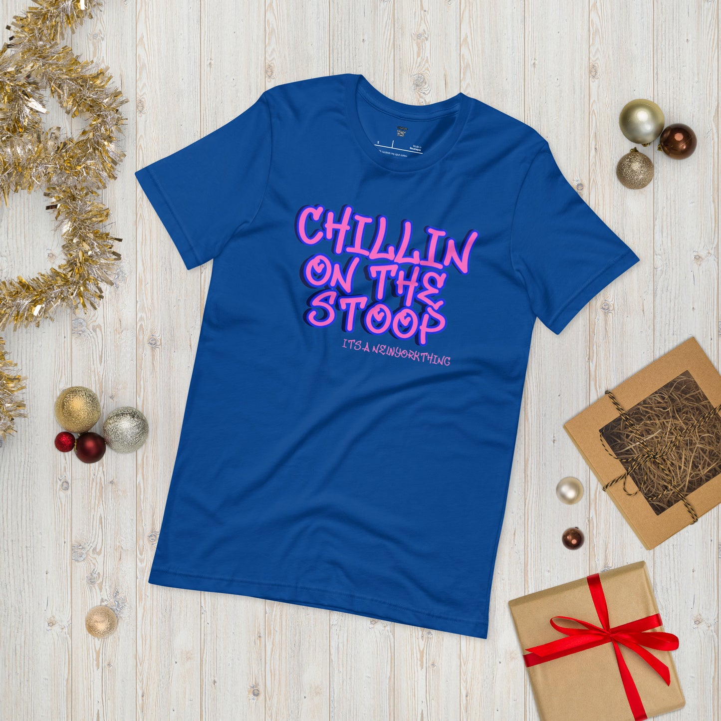 CHILLIN ON THE STOOP Unisex t-shirt