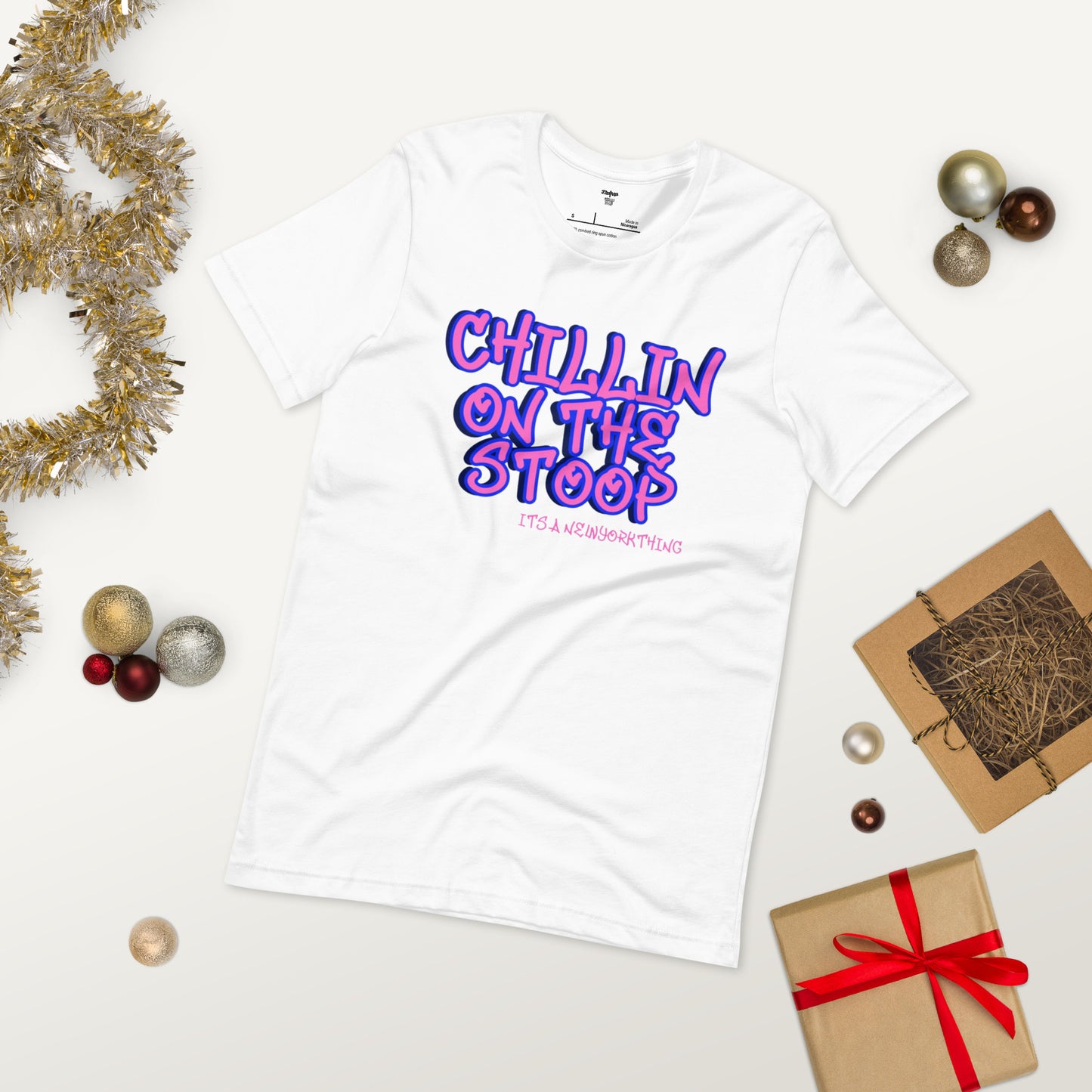 CHILLIN ON THE STOOP Unisex t-shirt