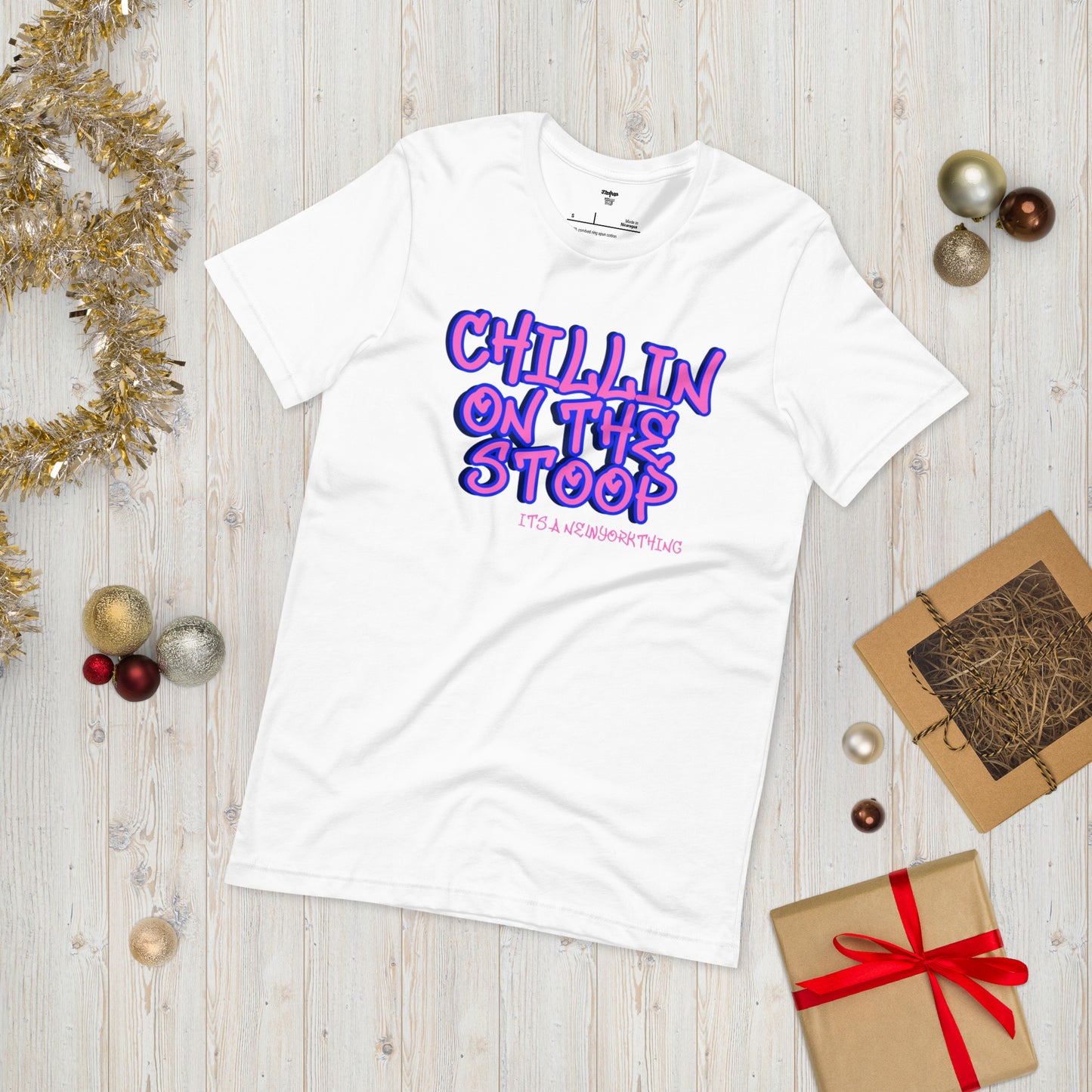 CHILLIN ON THE STOOP Unisex t-shirt