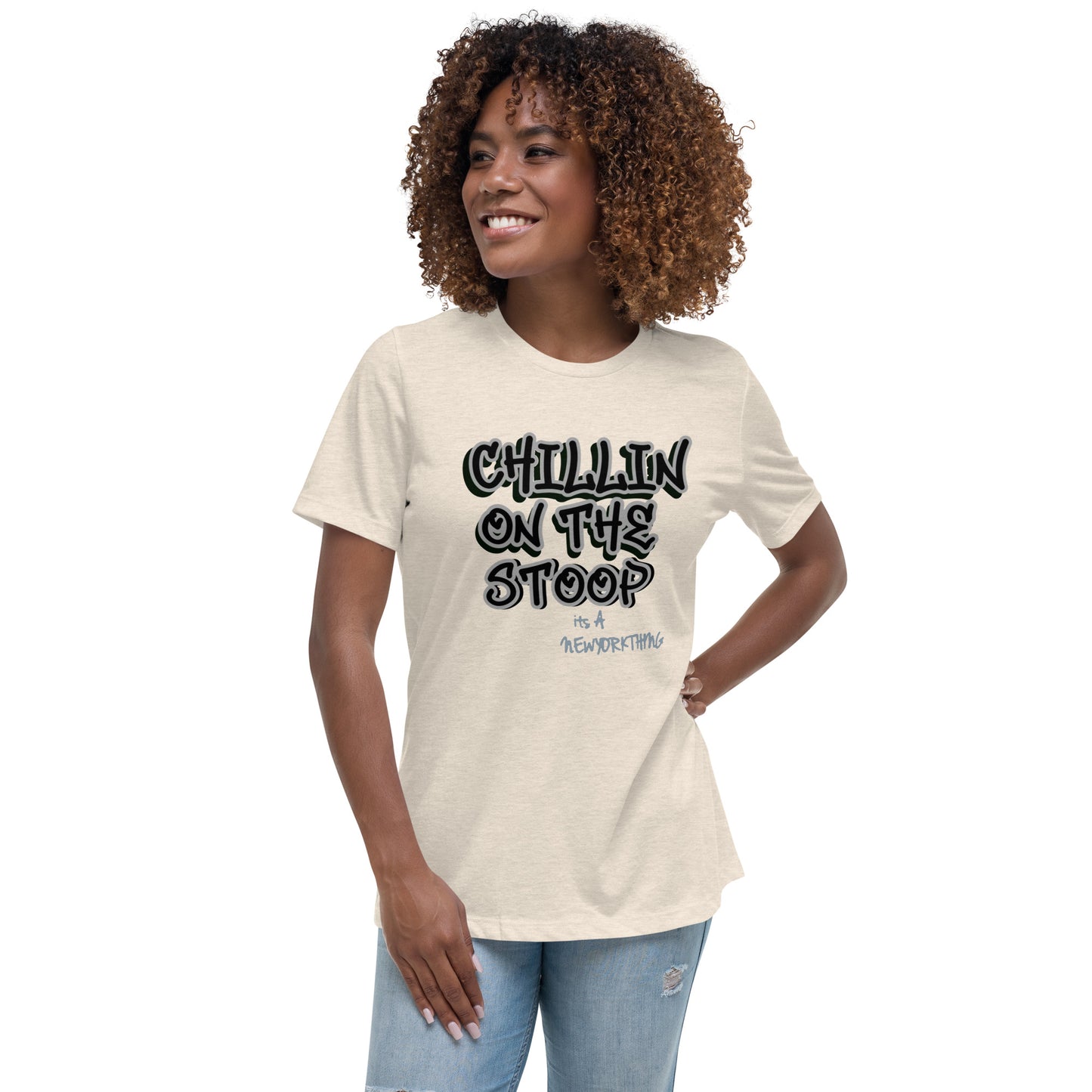 CHILLIN ON THE STOOP Relaxed T-Shirt