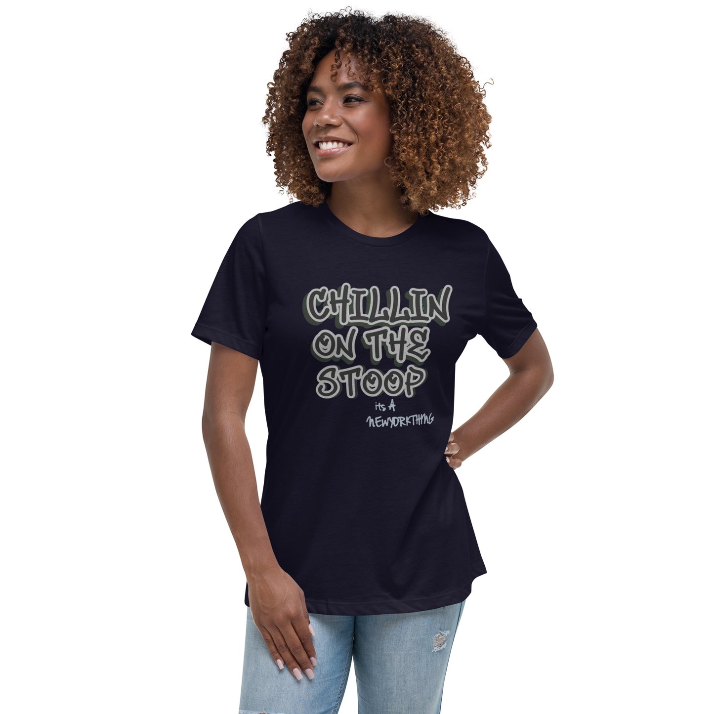 CHILLIN ON THE STOOP Relaxed T-Shirt
