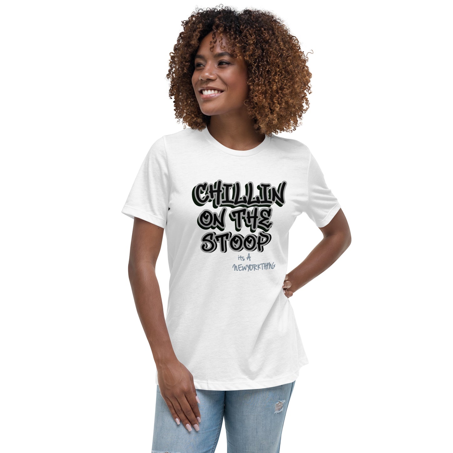 CHILLIN ON THE STOOP Relaxed T-Shirt