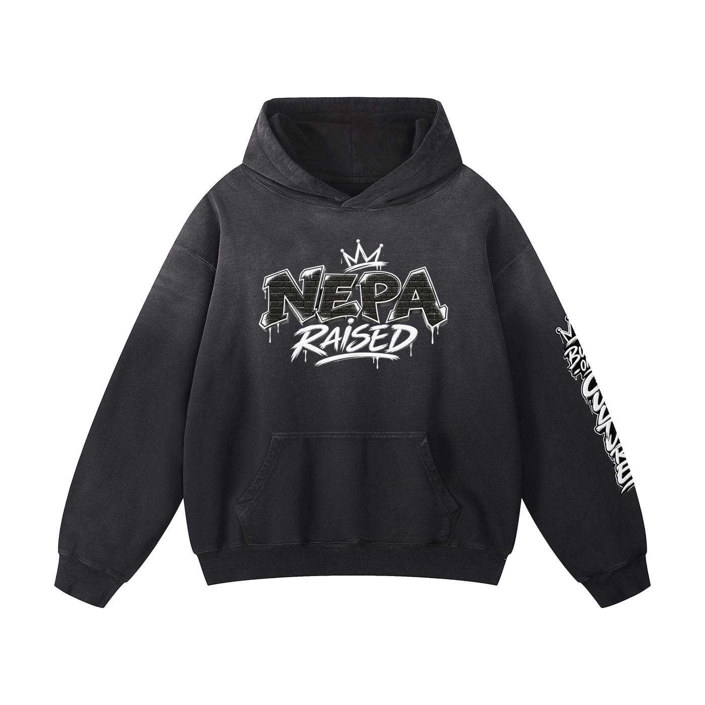 NEPA Raised Heavyweight Sunfade Oversized Hoodie