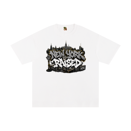 New York Raised Cotton T-Shirt