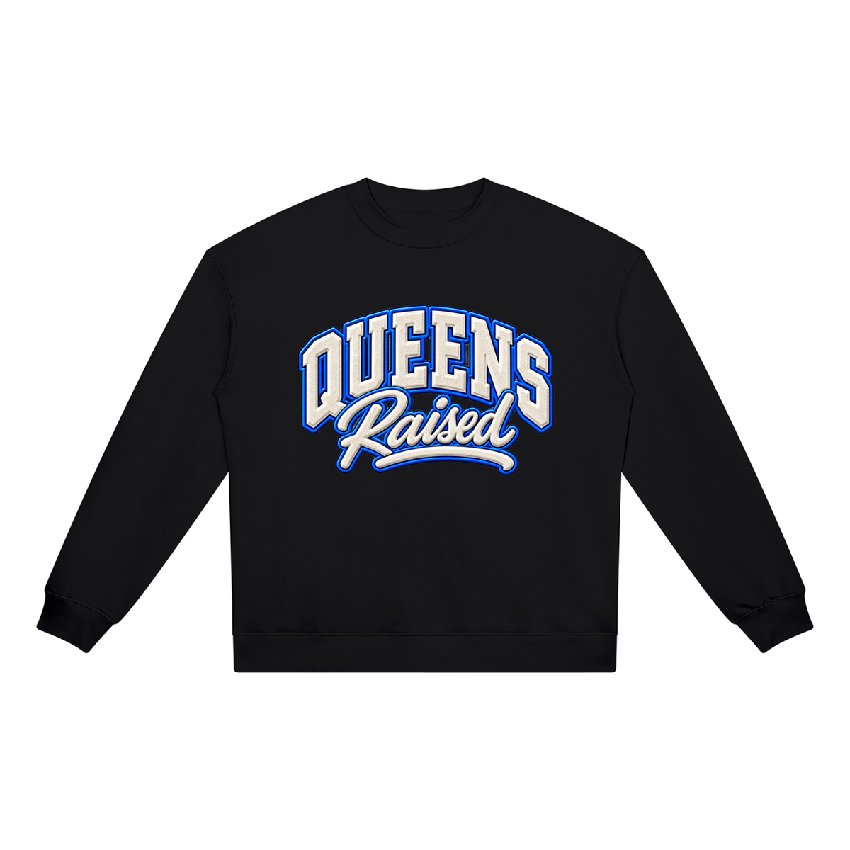 Queens Raised Unisex Heavyweight Crewneck Sweatshirt