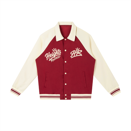 Heights Raised Contrast Raglan Sleevel Jacket