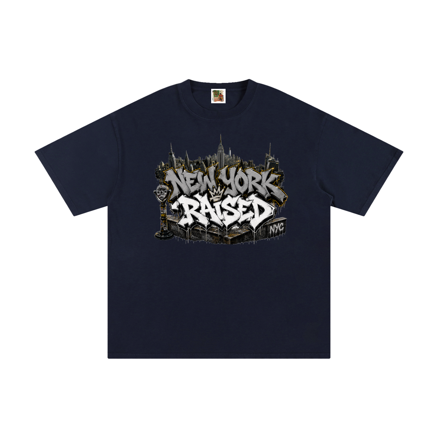 New York Raised Cotton T-Shirt