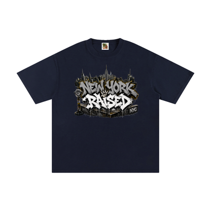 New York Raised Cotton T-Shirt