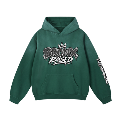 Bronx Raised Heavyweight Sunfade Oversized Hoodie