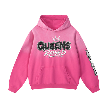 Queens Raised Heavyweight Sunfade Oversized Hoodie