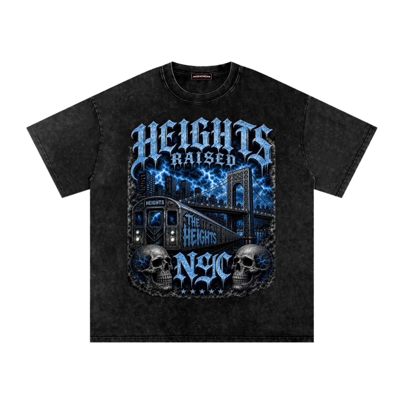 Heights Raised Snow Washed Oversized Cotton T-Shirt