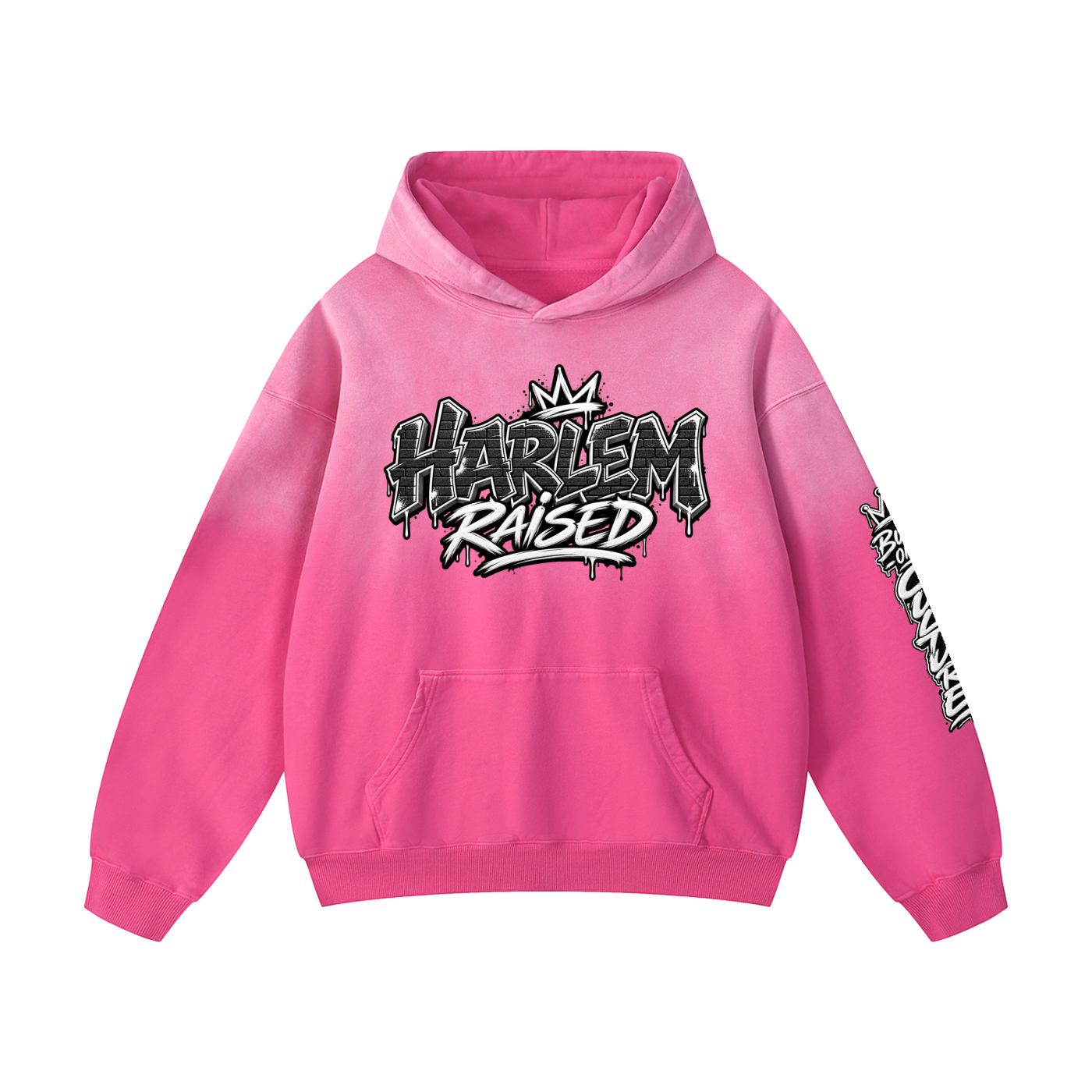 Harlem Raised Heavyweight Sunfade Oversized Hoodie