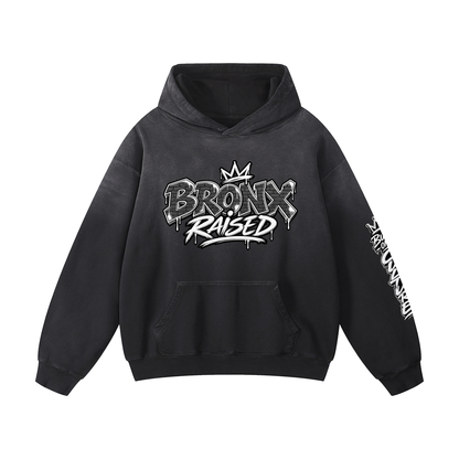 Bronx Raised Heavyweight Sunfade Oversized Hoodie
