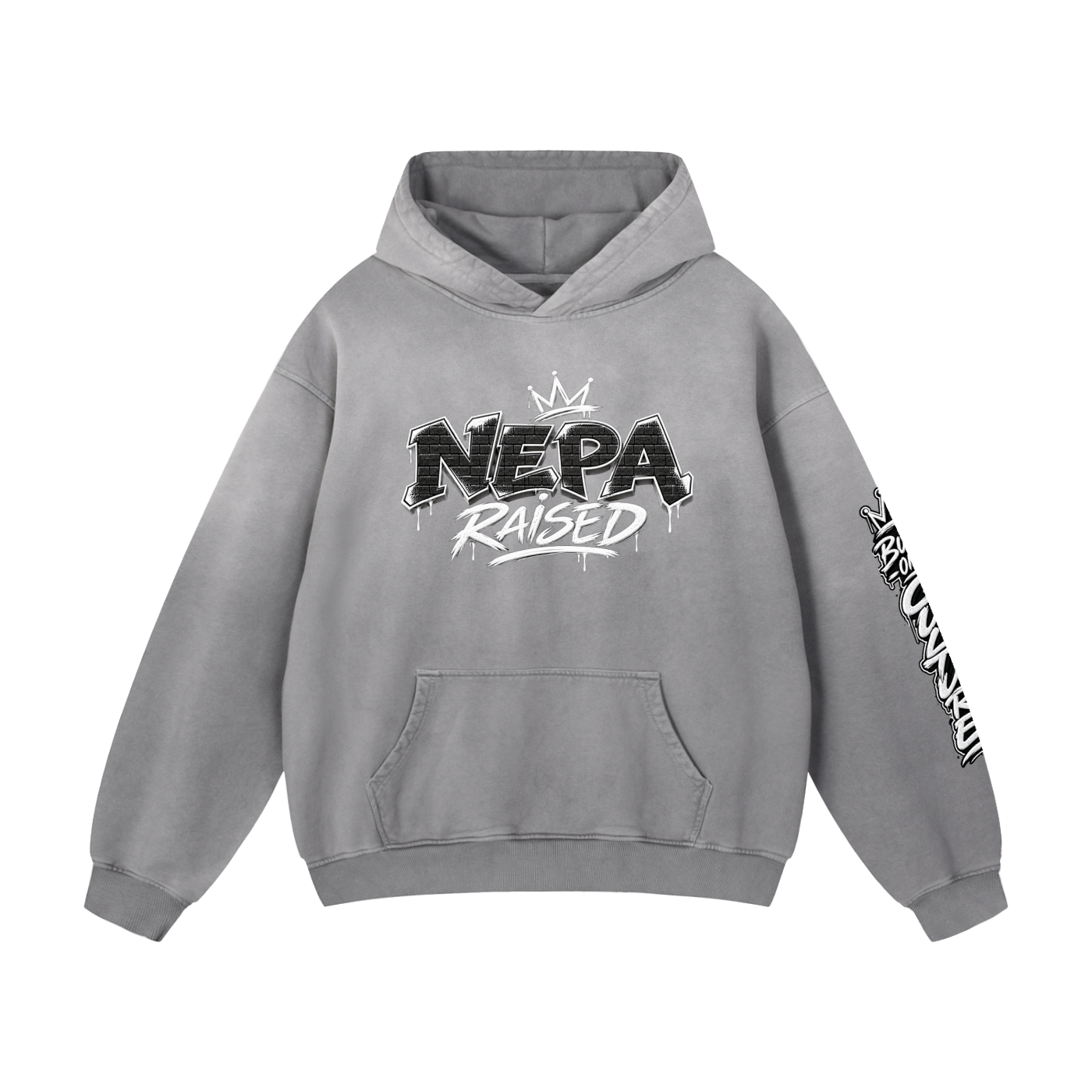 NEPA Raised Heavyweight Sunfade Oversized Hoodie